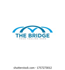 Simple Bridge Logo Design Stock Vector (Royalty Free) 595102676