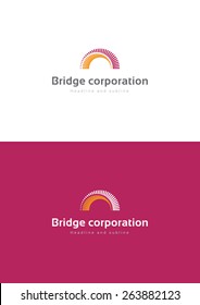 Bridge corporation logo teamplate.