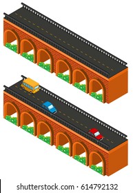 Bridge design with and without cars
