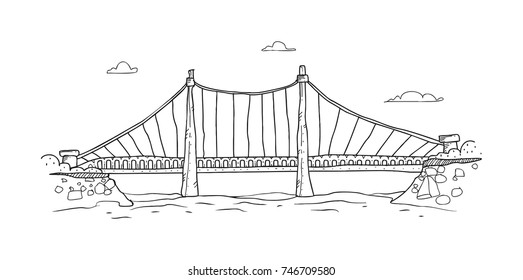bridge doodle
