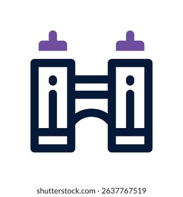 bridge duotone icon. Sleek and modern vector icon for websites, mobile apps, marketing materials, and corporate design. Fully scalable and ready to use.