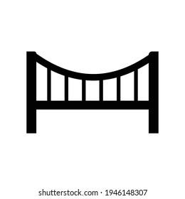 Bridge gate icon.river,city (vector illustration)