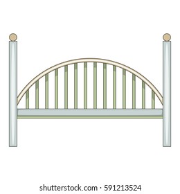 Bridge icon. Cartoon illustration of bridge vector icon for web
