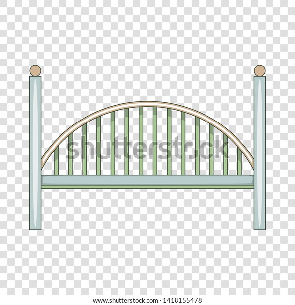 Bridge icon. Cartoon illustration of bridge vector\
icon for web