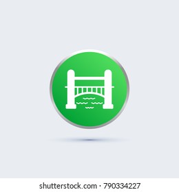 bridge icon. city sign