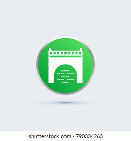 bridge icon. city sign