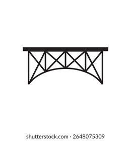 Bridge icon flat design template