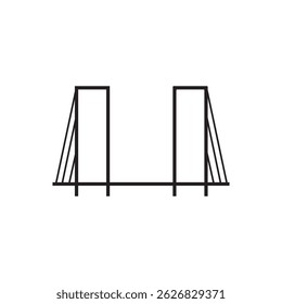 Icono de puente Ilustración Elemento Diseño