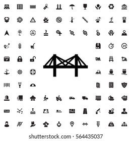 bridge icon illustration isolated vector sign symbol