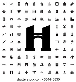 bridge icon illustration isolated vector sign symbol