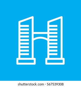bridge icon illustration isolated vector sign symbol
