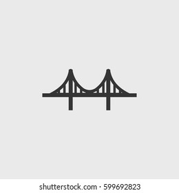 Bridge  icon illustration isolated vector sign symbol