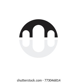 Bridge icon logo design vector svg