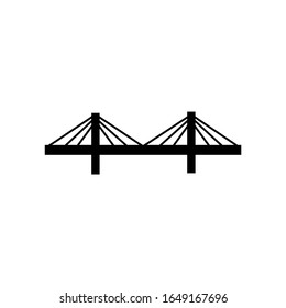 Bridge icon, logo isolated on white background