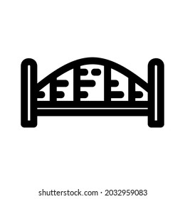 bridge icon or logo isolated sign symbol vector illustration - high quality black style vector icons

