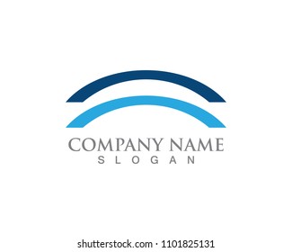 Bridge icon logo symbols template vector