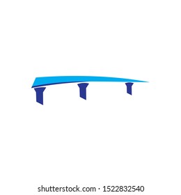 bridge icon logo vector design