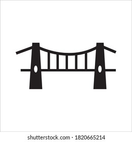 Bridge-Symbol-Logo, Vektorgrafik 