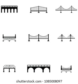 bridge icon set