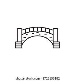 Bridge Icon In Trendy  Design Vector Eps 10