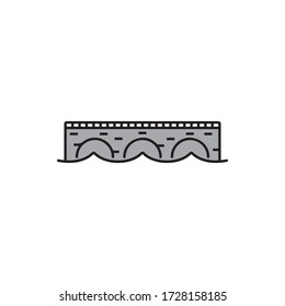 Bridge Icon In Trendy  Design Vector Eps 10