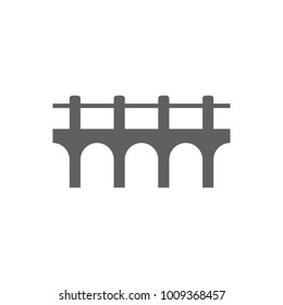 Bridge icon in trendy flat style isolated on white background. Symbol for your web site design, logo, app, UI. Vector illustration, EPS