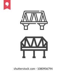 Bridge Icon Vector