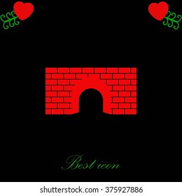 bridge icon vector