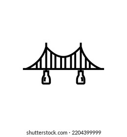 bridge icon vector design templates 