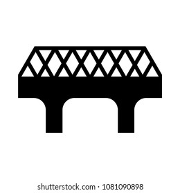 Bridge icon. Vector illustration