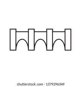 bridge icon- vector illustration
