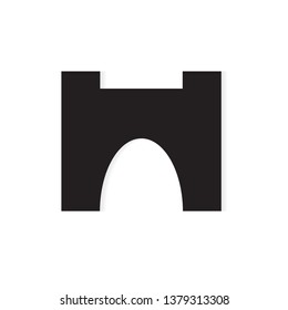 bridge icon- vector illustration