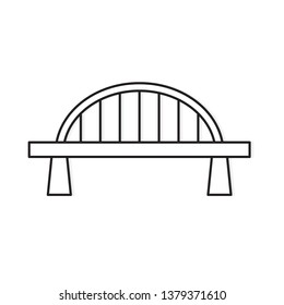 bridge icon- vector illustration