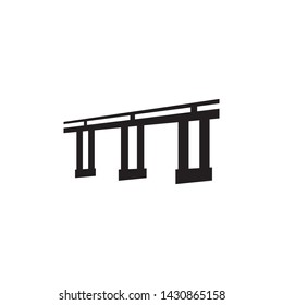 Bridge Icon Vector Illustration - Vector