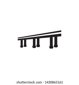 Bridge Icon Vector Illustration - Vector
