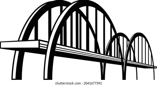 Bridge icon vector illustration design