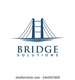 Bridge icon vector illustration Logo template design. 