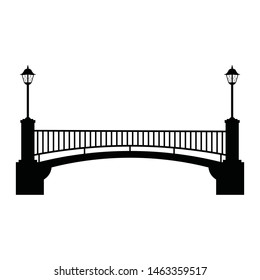 Bridge icon vector illustration Logo template design.  isolated illustration on white background