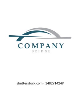 Bridge icon vector illustration Logo template design