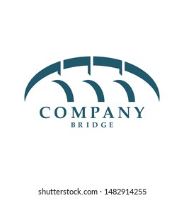 Bridge icon vector illustration Logo template design