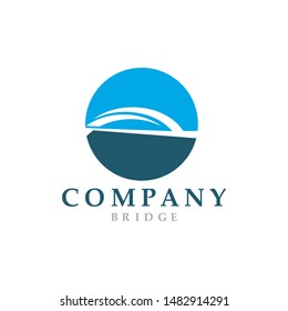 Bridge icon vector illustration Logo template design