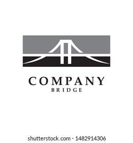 Bridge icon vector illustration Logo template design