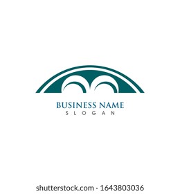 Bridge icon vector illustration Logo template design
