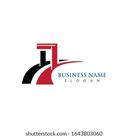 Bridge icon vector illustration Logo template design