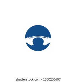 Bridge icon vector illustration Logo template design