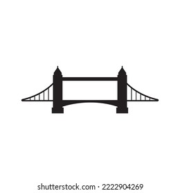 bridge icon vector illustration logo design