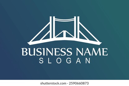 Bridge icon vector illustration Logo template design