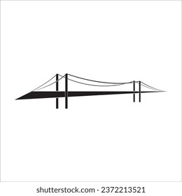 BRIDGE ICON VECTOR ILLUSTRATION SYMBOL DESIGN