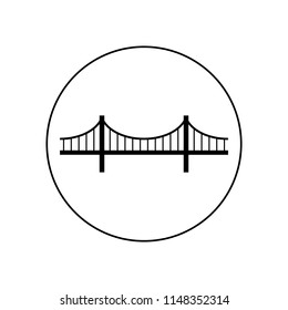 bridge icon vector, logo