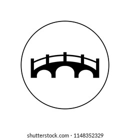 bridge icon vector, logo